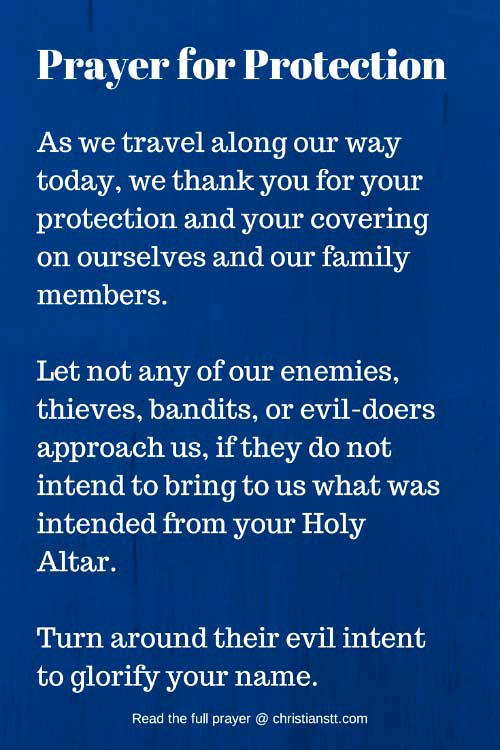 Prayer For God’s Protection And Safekeeping prayer for protection pin