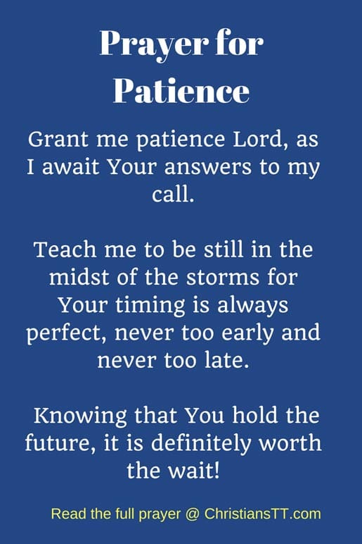 Prayer for Patience