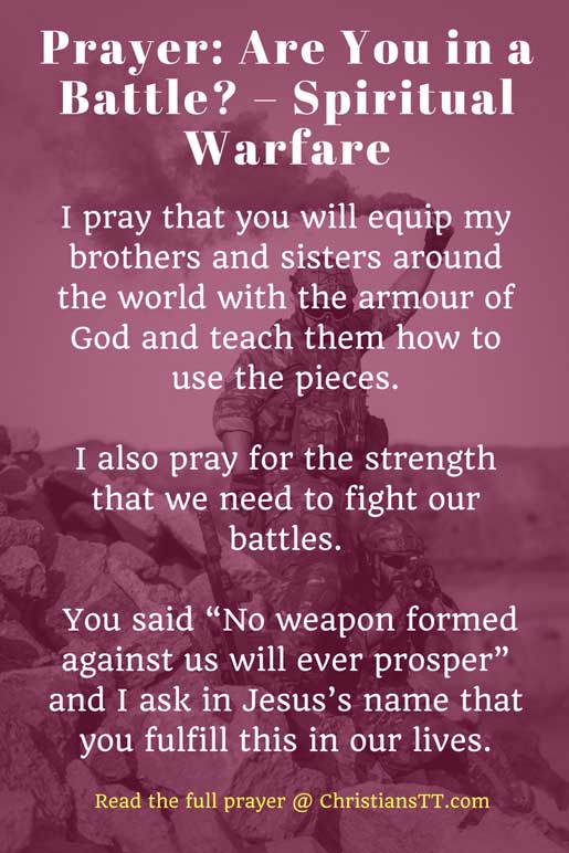 Prayers To Overcome Spiritual Warfare Battles Prayer: Are You in a Battle? – Spiritual Warfare